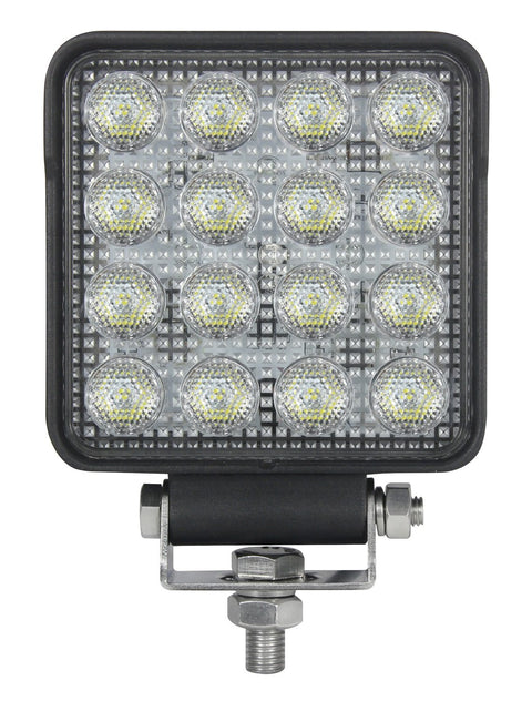 HELLA 357106012 ValueFit 4 Square 2.0 LED Long Range Worklight, Multi