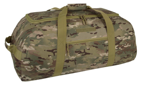 Mercury Tactical Gear Giant Convertible Duffel Bag with Backpack Straps, Multicam