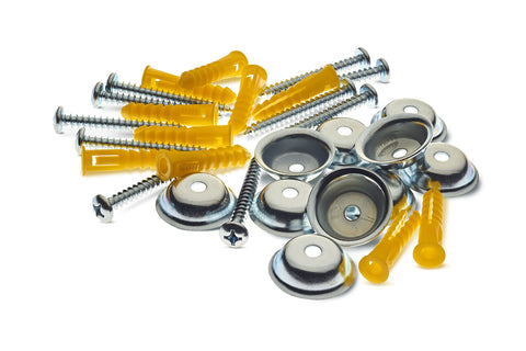 Triton Products Steel/Plastic Pegboard Mounting & Spacer Kit for DuraBoard or 1/8 in. and 1/4 in. Pegboard, 15 Sets