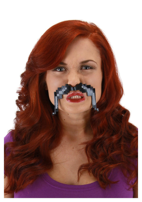 elope Pixel 8 Moustache Set with Self-Adhesive Backing, 3 Fabric Mustaches