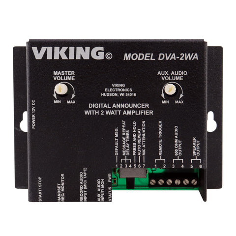 Viking DVA-2WA Digital Announcer/Recorder with Amplifier