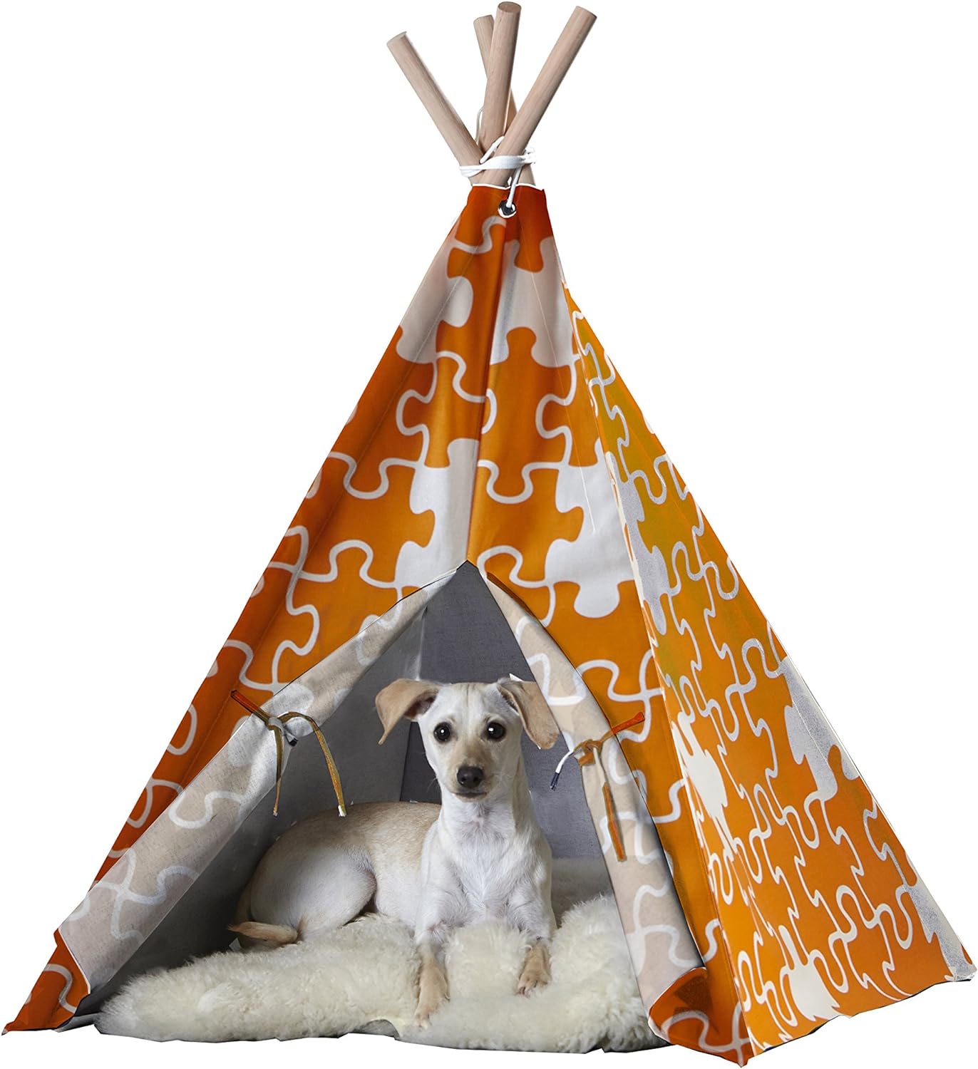 Pet Teepee Orange Puzzle