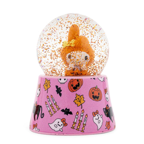 Silver Buffalo Sanrio Hello Kitty and Friends Mini Light Up Snow Globe?Halloween My Melody?3.8 Inches Tall, 45mm (Small)