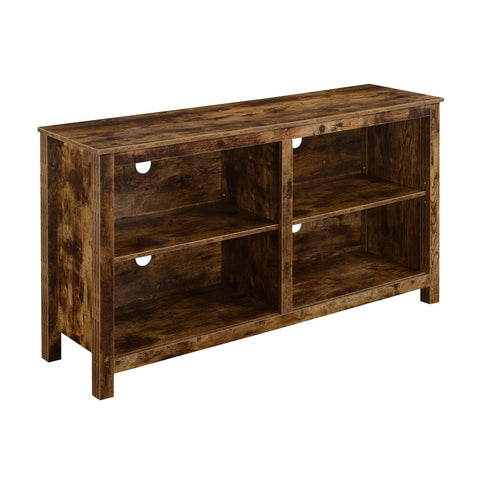 Convenience Concepts Montana Highboy TV Stand 58" - Four Tier Entertainment Center for TVs up to 65 Inches, Modern TV Mount with Shelves for Living Room, Family Room, Barnwood