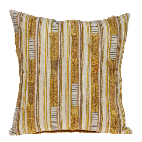 Parkland Collection Paxton Transitional Multicolor Pillow Cover with Poly Insert