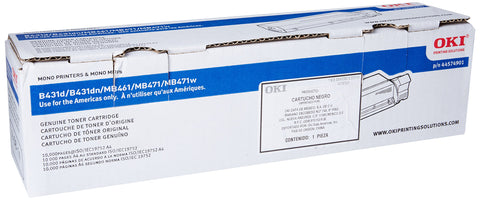 Oki 44574901 Toner, 10,000 Page-Yield, Black