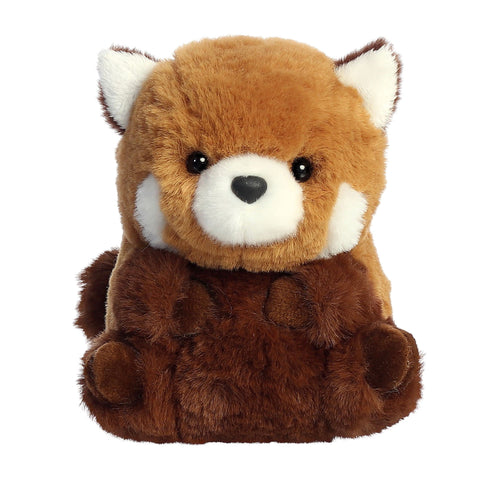 Aurora® Playful Rolly Pet™ AKI Red Panda™ Stuffed Animal - Compact Size for On-the-Go Fun - for Adults, Kids, Birthdays, and Anniversaries - Brown 5 Inches
