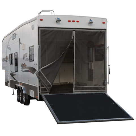 Classic Accessories Over Drive Toy Hauler Screen, Rear Opening 90.5" H, RV Cover, Camper Cover, Travel Trailer Cover
