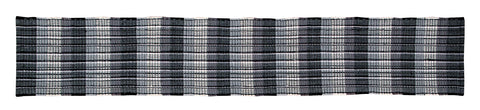 Better Trends Cottage Plaid Collection is Elegant Soft and Heat-Resistant for Dining Table 100 Percent Cotton in Vibrant Colors, 13" x 72" Rectangle, Gray