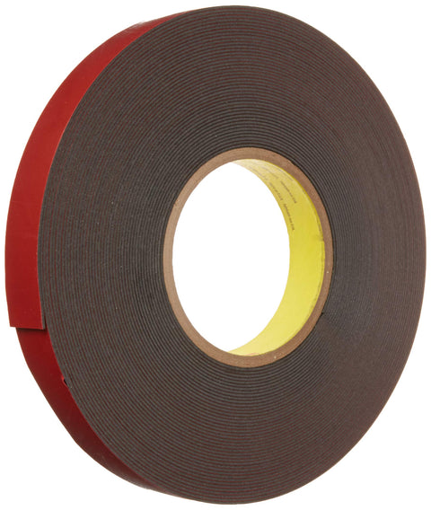 3M - 6383 (TM) Automotive Acrylic Plus Attachment Tape, Black, 7/8" x 20 yds.