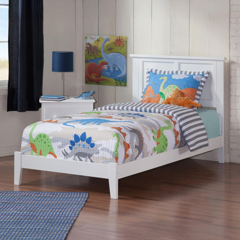 AFI, Madison Twin Foundation Bed, White