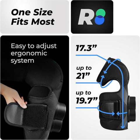 REATHLETE Xpress Knee Massager for Pain Relief | Leg Massager with Heat & Compression