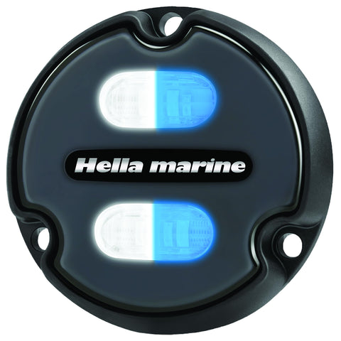 HELLA Marine 16145001 A1 Navigation Light - Blue/White, Plastic, Black, Charcoal Lens, Single