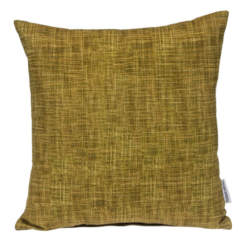 Parkland Collection Transitional Woven Green Square 18" x 18" Pillow