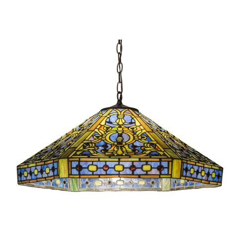 Meyda Tiffany 31118 Elizabethan Pendant, 25" Width