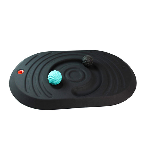AFS-TEX Active Platform Anti-Fatigue Comfort Mat 20” x 32” with Massage Balls, Black