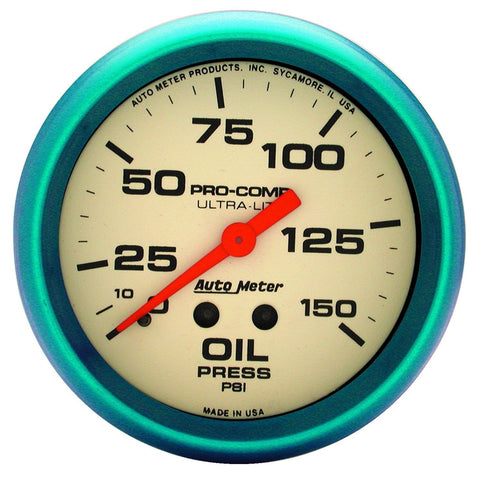 Auto Meter 4523 Ultra-Nite Oil Pressure Gauge