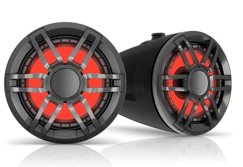 Garmin Fusion XS Series Marine Wake Tower Speakers, 6.5" 200-Watt Sports Black, A Brand