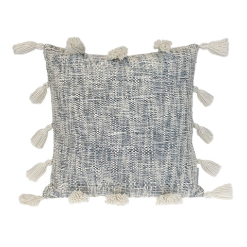 Parkland Collection Transitional Stripes Grey Square 18" x 18" Pillow