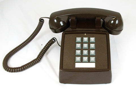 Cortelco 2500-V-BR 250045-VBA-20M Desk w/ Volume - Brown