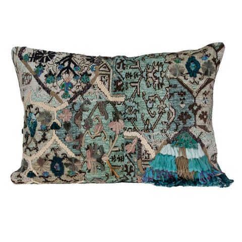 Parkland Collection Adya Accent Multicolor Pillow Cover with Poly Insert