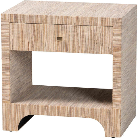 Jaques Grasscloth Nightstand