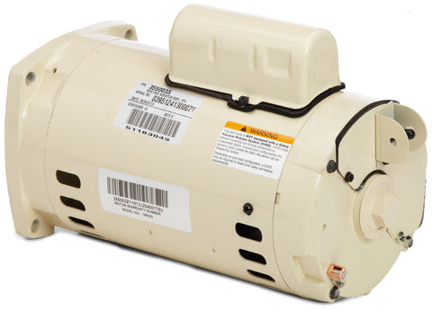 Pentair 355003S Almond 1 HP Single Phase Dual Speed Square Flange Motor Replacement, SuperFlo Inground Pool and Spa Pump