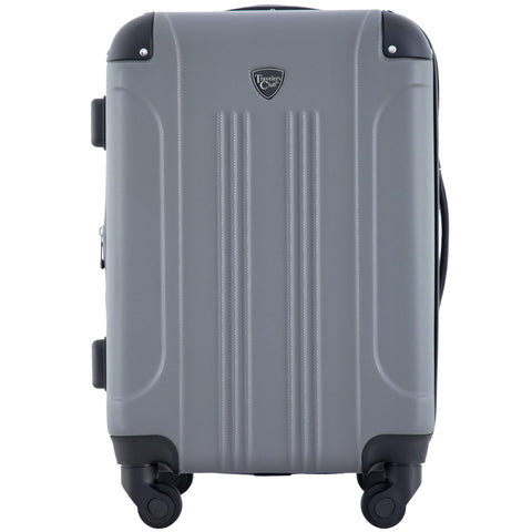 Travelers Club Chicago Hardside Expandable Spinner Luggage, Charcoal, 20" Carry-On