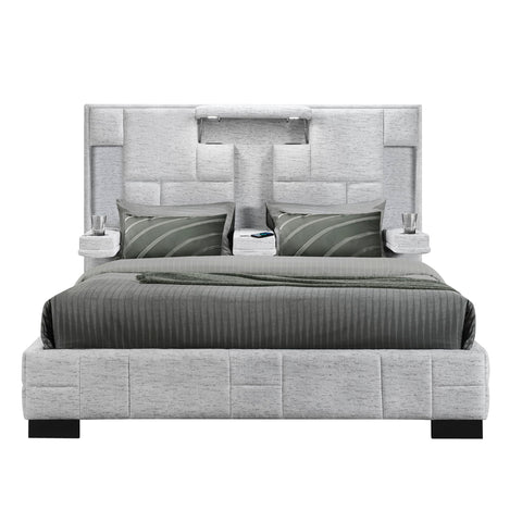 Global Furniture USA Oscar Grey Queen Bed