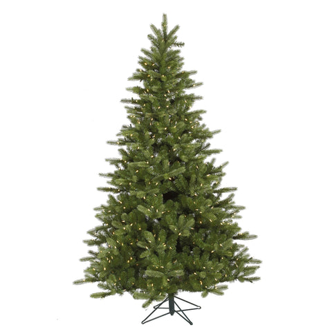 Vickerman 14' King Spruce Artificial Christmas Tree, Warm White Dura-Lit® LED Lights - Faux Christmas Tree - Seasonal Indoor Home Decor
