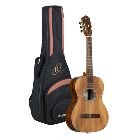 Thermo Series Roasted Solid Top Short Scale Slim Neck Nylon Classical Guitar w/Bag