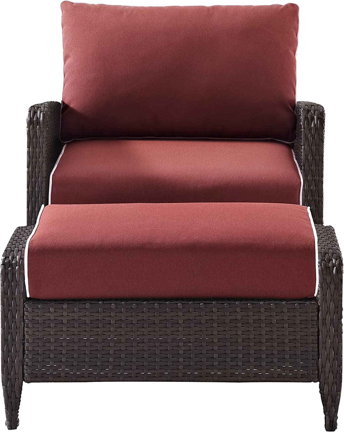 Kiawah 2Pc Outdoor Wicker Chair Set