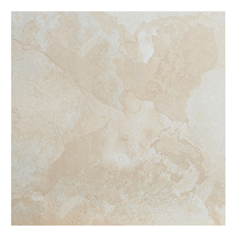 Tivoli Self Adhesive Vinyl Floor Tiles, 45 Tiles - 12" x 12", White Slate - Peel & Stick, DIY Flooring for Kitchen, Dining Room, Bedrooms, Basements & Bathrooms by Achim Home Decor