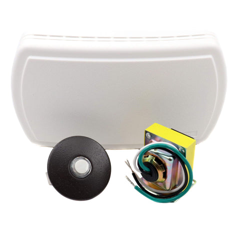 Broan-NuTone BK131LRBZ Builder Chimes Kit with Lighted Stucco Pushbutton, Oil Rubbed Bronze