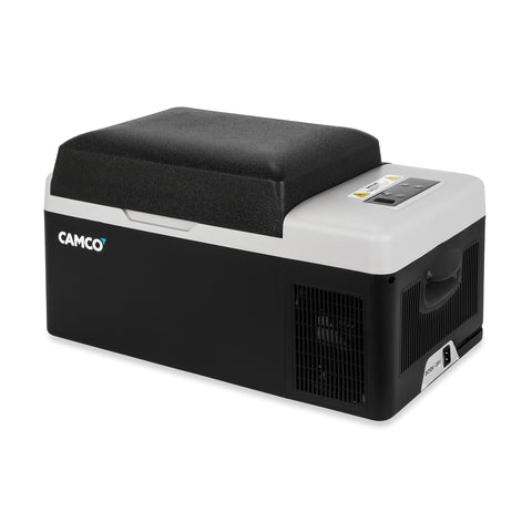 Camco CAM-200 20-Liter Portable Compact Fridge/Freezer | Features Bluetooth Capable Remote Access & 1 Compartment w/Single Zone Cooling | Adjusts from -4° F to 68° w/2 Cooling Modes ECO & MAX (51510)