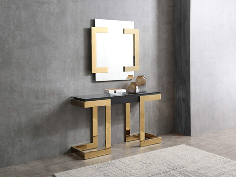 Whiteline Modern Living Sumo Console table, W52 D18 H43, Black