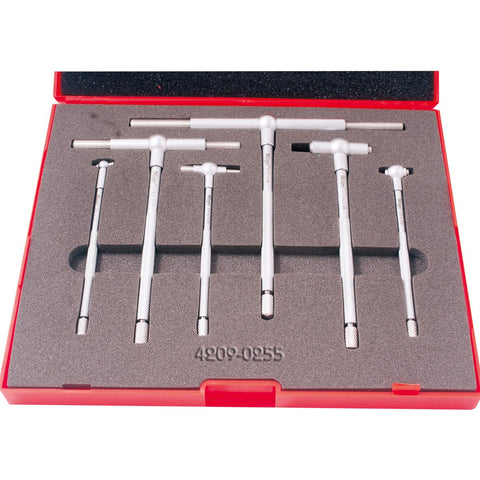 PRO-Series 6 Piece 5/16-6" B&S Style TELESCOPING GAGE Set(4209-0255)