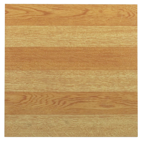 Sterling Self Adhesive 12-Inch Vinyl Floor Tiles, 45 Tiles - 12" x 12", Light Oak Plank-Look Pattern - Peel & Stick, DIY Flooring for Kitchen, Dining Room, Bedrooms & Bathrooms by Achim Home Decor