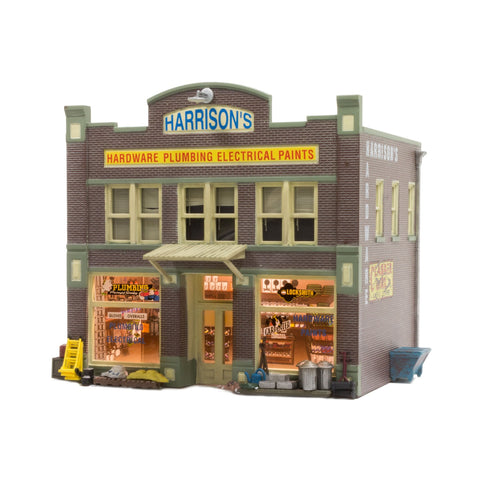 Woodland Scenics HO B/U Harrisons Hardware WOOBR5022