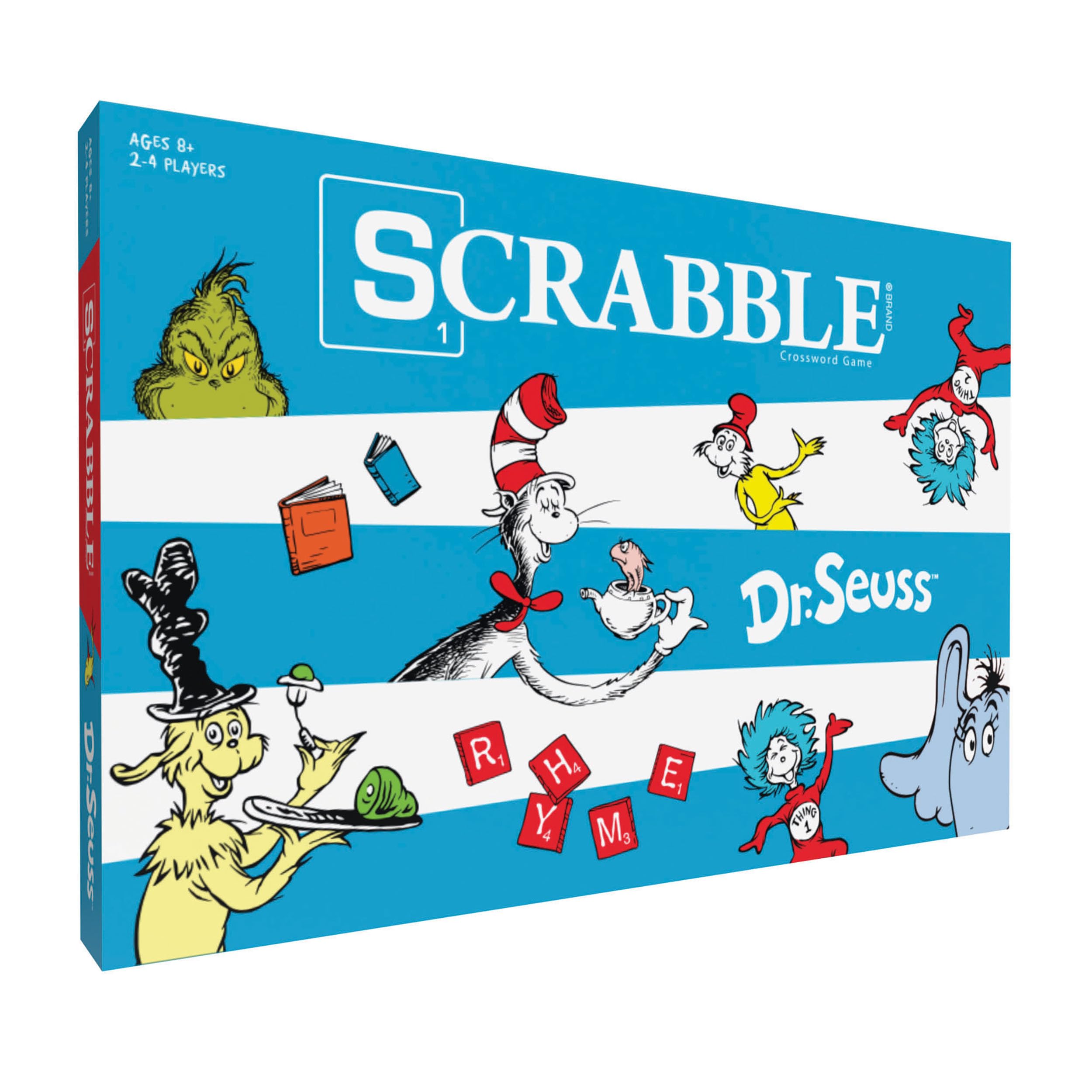 Scrabble Dr. Seuss Board Game | Official Scrabble Game with a Rhyming ...