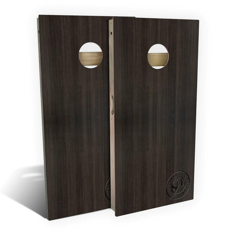 Skip's Garage Malaysian Blackwood Cornhole Set - All-Weather 2x4 (Weather Bags) - Include Edge Lights