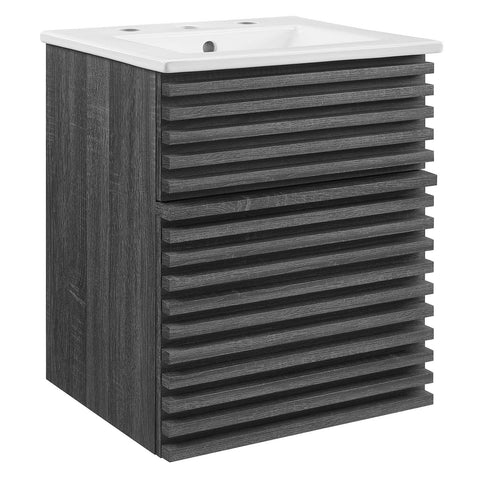 Render 18Inch Wall-Mount Bathroom Vanity