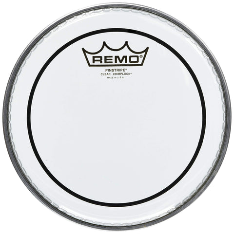 Remo PS0308-MP Clear Pinstripe Marching Tenor Drum Head (8-Inch)
