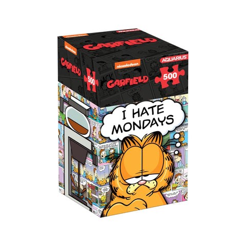 Aquarius Garfield I Hate Mondays 500 Piece Jigsaw Puzzle – Officially Licensed Merchandise & Collectible Gifts 14"x19"