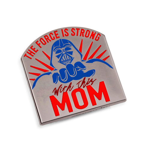 Star Wars Darth Vader "The Force Is Strong With This Mom" Enamel Pin | Badge Accessories For Lanyard, Backpack, Clothes