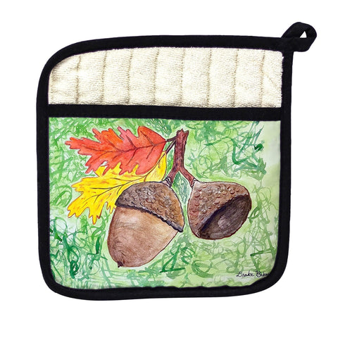 Drake's Acorns Pot Holder - 9x9