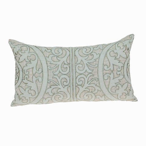Parkland Collection Fluera Traditional Beige Pillow Cover with Poly Insert