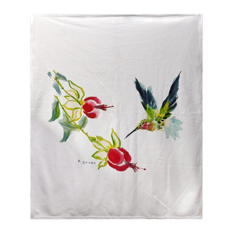 Betsy Drake Betsy's Hummingbird Fleece Blanket
