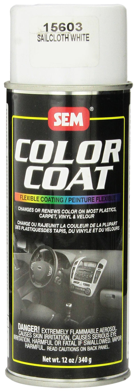 SEM 15603 Sailcloth White Color Coat,12-oz
