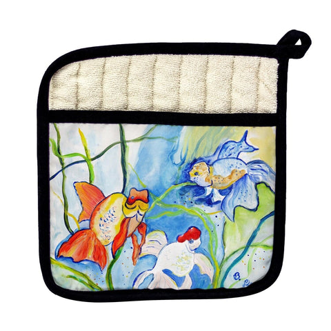 Betsy Drake PT1143 Fantails II Pot Holder